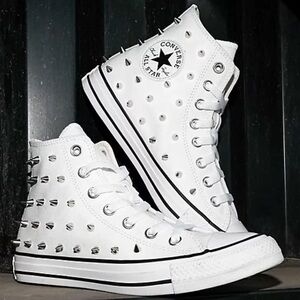 Converse All-Star Spike Studded High Tops